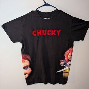 Chucky Graphic Short Sleeve Tee - Black/Red